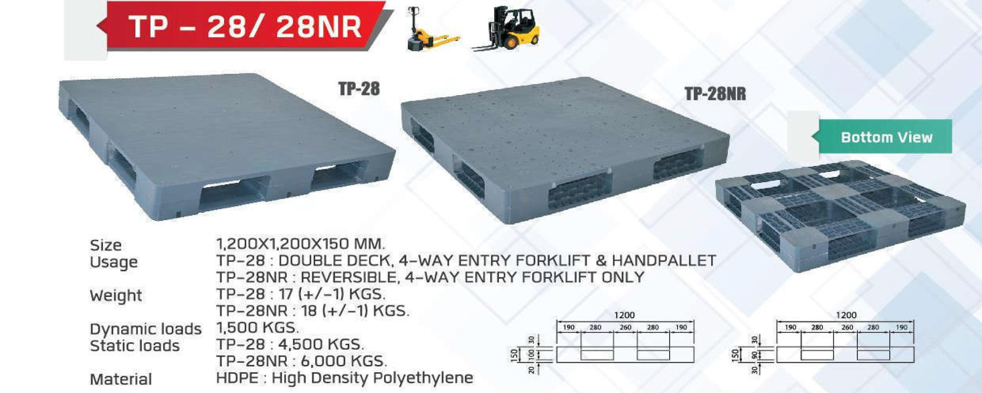 Light-Weight-pallet-TP-28-28NR