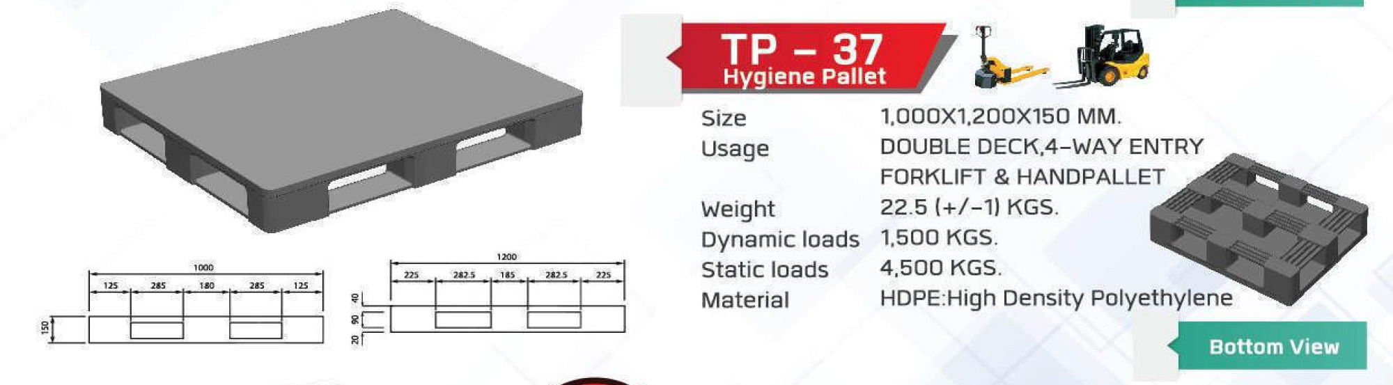 Non-Reversible-pallet-TP-37